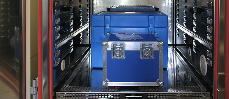 Forschung in der Sonnenscheinapotheke: Kühlbehälter in der Transportkette