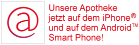 Unsere Apotheke jetzt auf dem iPhone® und auf Android-Smartphones™